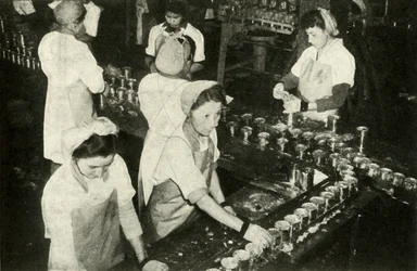 De Grote Zalmindustrie - Indiase meisjes werken in de conservenafdeling