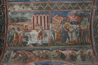 De genezing in Kafarnaüm en andere scènes uit het leven van Christus