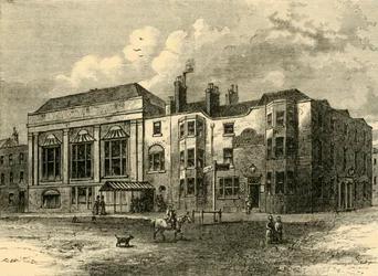 The Horns Tavern, Kennington, in 1820, ca. 1878