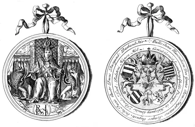 Het keizerlijke zegel van Maximiliaan