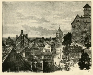 De Kaiserberg, Neurenberg, 1890
