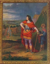 Koning Lodewijk XIV als Romeinse keizer, na 1678