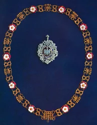 De badge en ketting van de Lord Mayor, 1916