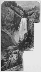 De onderste watervallen, 1883