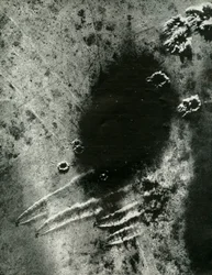 De Luftwaffe stijgt op als Bostons van de S.A.A.F., c1942-1943