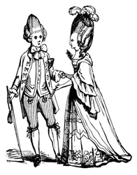 De Macaronies, 1772, 1910
