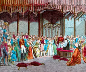 Het huwelijk van koningin Victoria, 10 februari 1840, ca. 1902