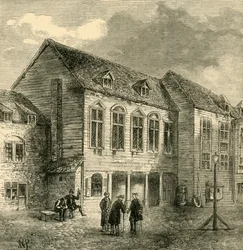 De Marshalsea-gevangenis, in de achttiende eeuw, ca. 1878