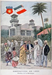 Het Martinique paviljoen op de Wereldtentoonstelling van 1900, Parijs, 1900