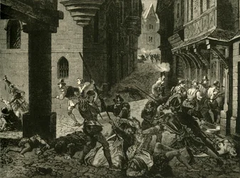 De slachting van St. Bartholomeus, 1572, 1890
