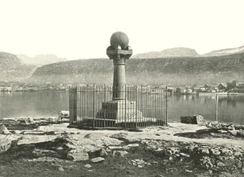 De Meridian Kolom, Hammerfest, Noorwegen, 1895