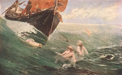 De zeemeerminnenrots, 1894, ca. 1902