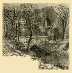 De gracht, Fulham Palace, ca. 1878