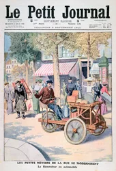 De modernisering van de straatverkopers: de messenslijper auto, 1911