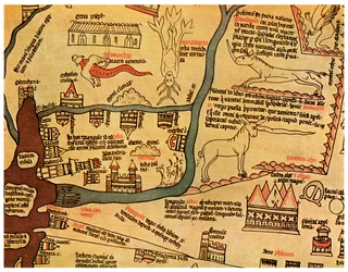 De Nijldelta, Egypte, ca. 1280