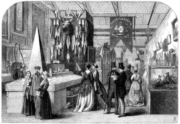 De Nova Scotia sectie van de Internationale Tentoonstelling van Parijs, 1867