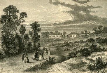 The Old Well Walk, Hampstead, ca. 1750, ca. 1876