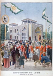 Het Perzische paviljoen op de Wereldtentoonstelling van 1900, Parijs, 1900