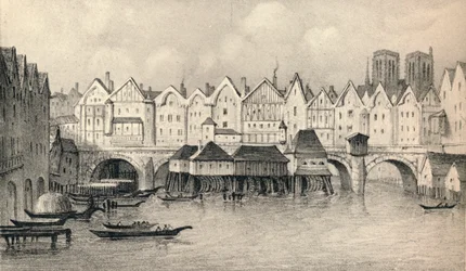 De Pont Notre-Dame in 1560, 1915
