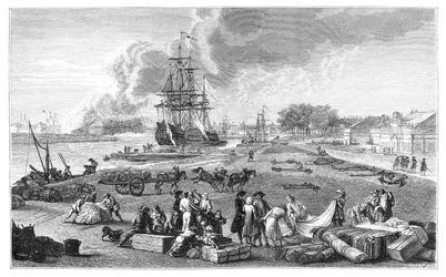 De haven van Rochefort
