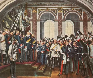De proclamatie van het Duitse Rijk in Versailles, 18 januari 1871