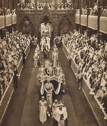 De processie van de koningin-moeder, 12 mei 1937