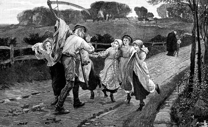 De maaier en de bloemen, 1882