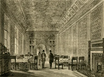 De Verfrissingskamer van het Hogerhuis, 1881