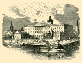 Het Koninklijk Paleis, Stockholm, 1890