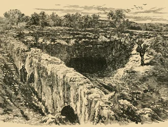 De graven van de koningen in Jeruzalem, 1890