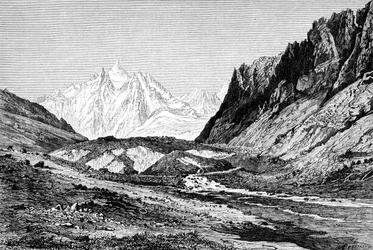 De Shchurovskiy-gletsjer, Rusland, 1895