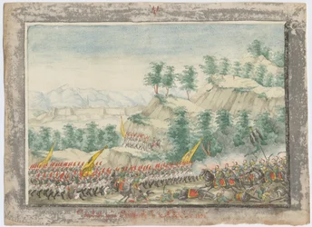 Het beleg van het Shumen-fort in 1828, 1829