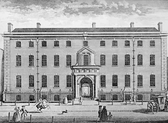 Het South Sea House in 1754, midden 18e eeuw, 1928