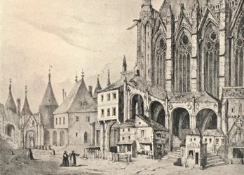 De trap van de Sainte-Chapelle, 1700