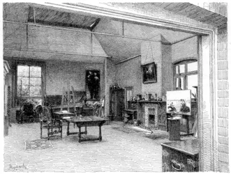 Het Atelier, Oost, ca. 1880-1882