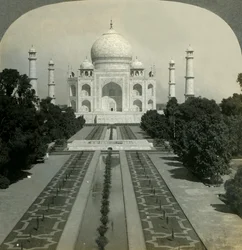 De Taj Mahal, Agra, India, 1902