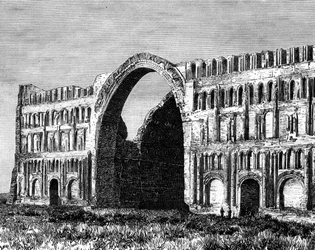 De Taq-i Kisra, Ctesiphon, Irak, 19e eeuw
