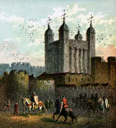 De Tower of London, ca. 1850