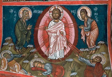 De transfiguratie van Christus, 12e eeuw