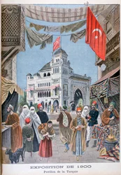 Het Turkse paviljoen op de Wereldtentoonstelling van 1900, Parijs, 1900