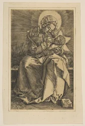 De Maagd die het Christuskind voedt