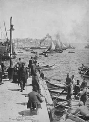 De waterkant van Stamboul, met Pera in de verte