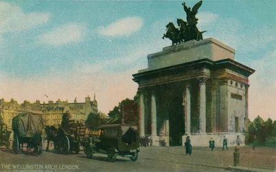 De Wellington Arch, Londen, ca. 1910