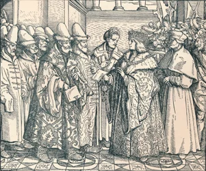 De Witte Russische Federatie met de keizer Max, ca. 1507, 1907