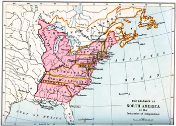 De koloniën van Noord-Amerika bij de onafhankelijkheidsverklaring, 1776, 1894