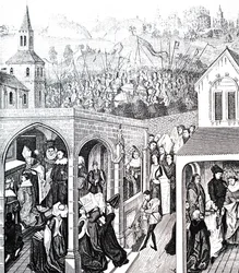 De kroning van Filips II van Frankrijk