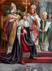 De kroning van Eduard I, Westminster, 19 augustus 1274, 1902