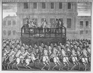 De executie van koning Karel I, 30 januari 1649