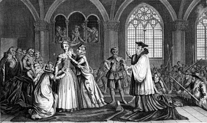 De executie van Mary, Queen of Scots, 1587, 18e eeuw