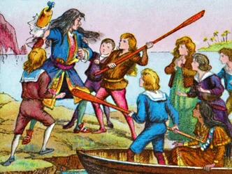 Het gevecht om Tiger Lily, ca. 1905